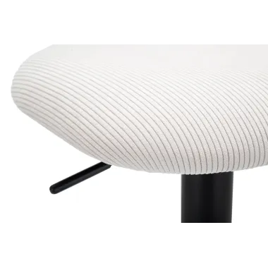 Stołek barowy LIGHT Biały 41x47,5x85-106,5 cm (siedzenie 61-83 cm)
 Zestaw 2 szt